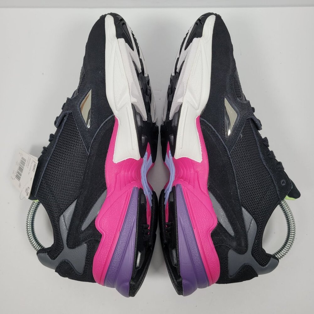 Adidas Falcon Women's Black Shock Pink Running Shoes CG6219 US Size 9 NWT - Picture 8 of 10
